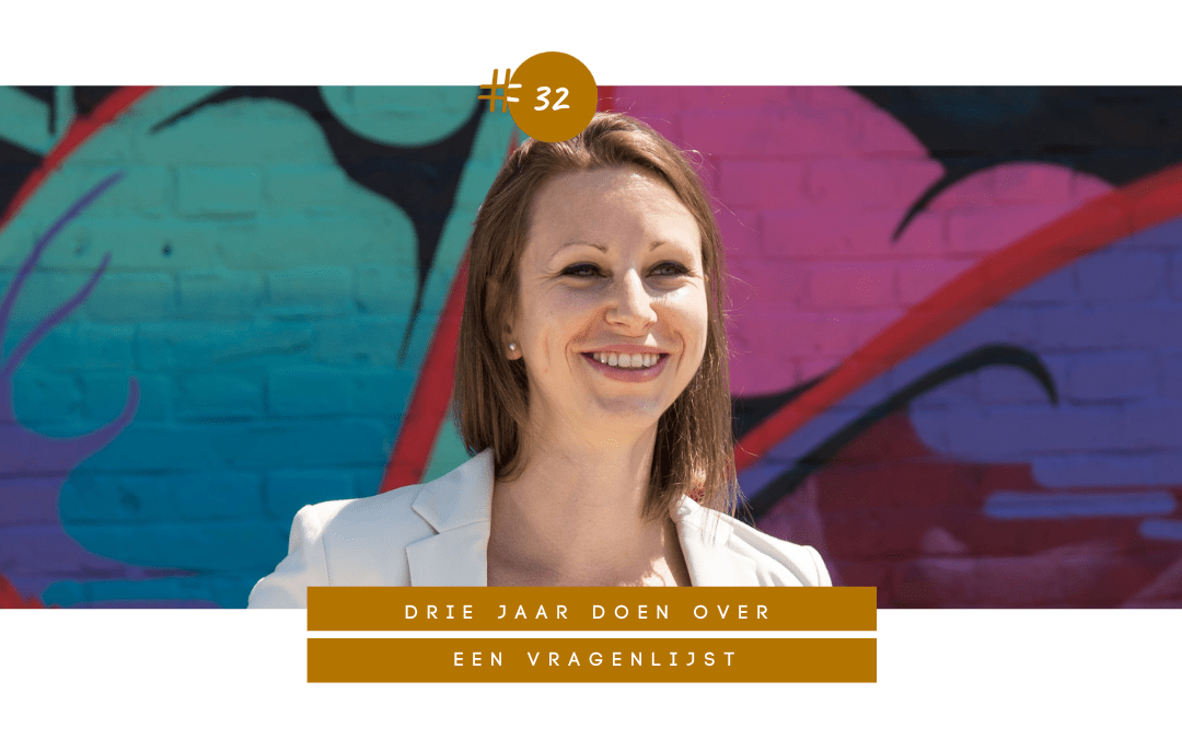 Drie jaar doen over een vragenlijst